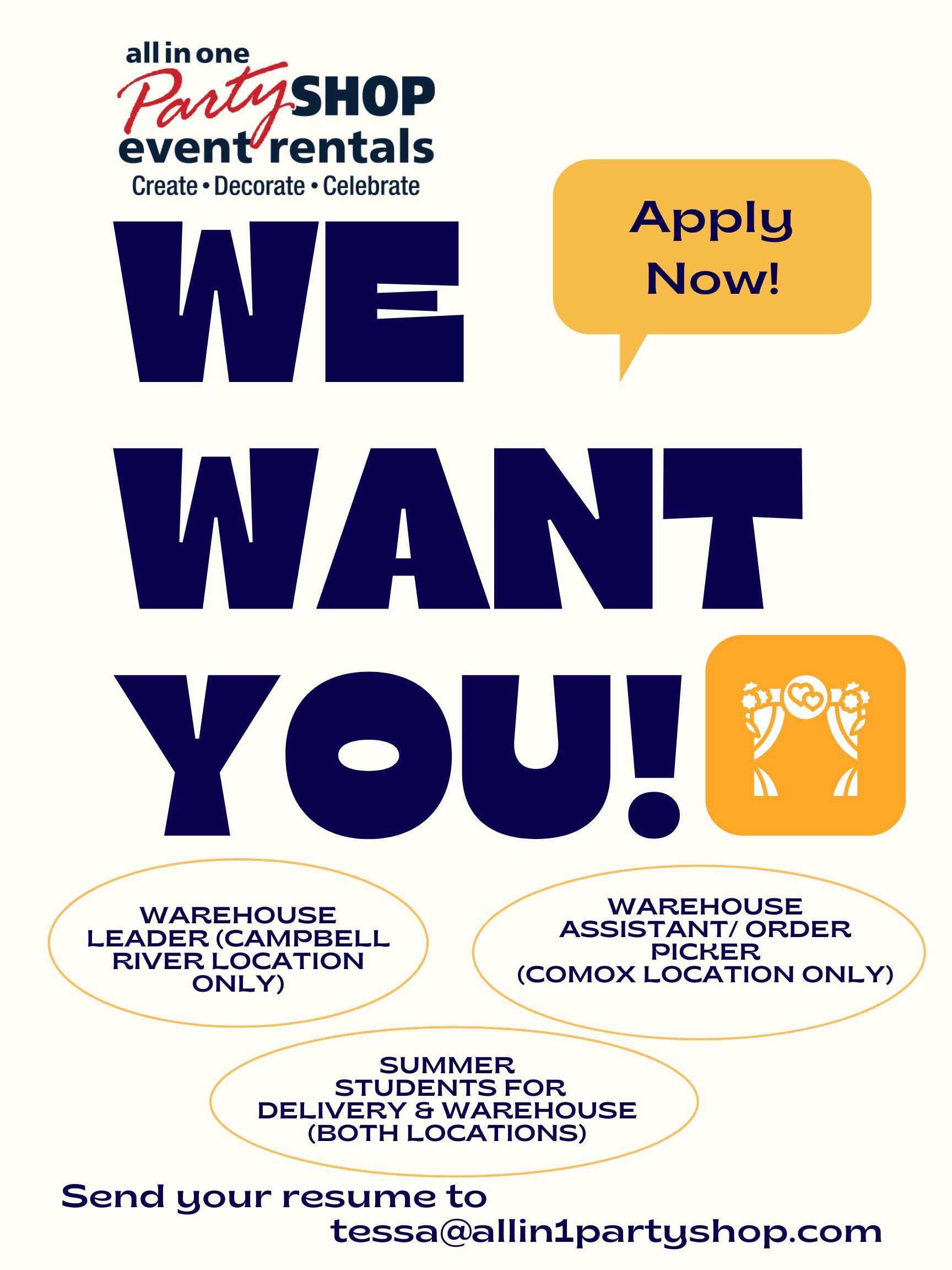 Join Our Growing Team!