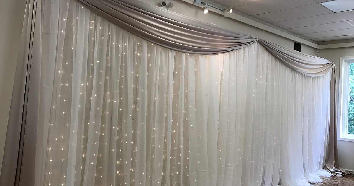 Pipe and Drape Vancouver Island Party Rentals Allin One Party Shop