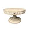 Cake Stand - White - Antique - 16"