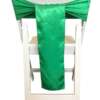 Chair Tie - Silk - Emerald Green