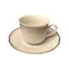Gold Rim Saucer