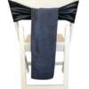 Chair Tie - Raw Silk - Navy