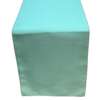 Table Runner - Raw Silk - Tiffany Blue