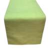 Table Runner - Raw Silk - Apple Green