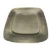 Hammered Rim Square Tray - 12"