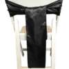 Chair Tie - Silk - Black