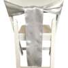 Chair Tie - Silk - Silver