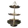 Dessert Stand - 3 Tier - Silver