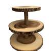 Stand Wood - 3 tiers 9", 12"and 14"