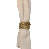 Napkin Ring, Braided Burlap