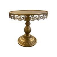Cake Stand 10"w x 9"h - Gold