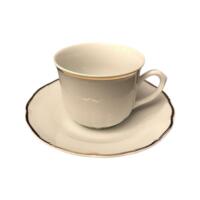 Gold Rim Saucer