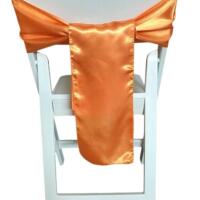 Chair Tie - Silk - Orange