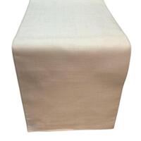 Table Runner - Raw Silk - Champagne