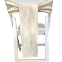 Chair Tie - Raw Silk - Champagne