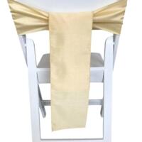 Chair Tie - Raw Silk - Soft Gold