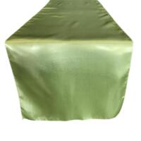 Table Runner - Satin - Tea Green
