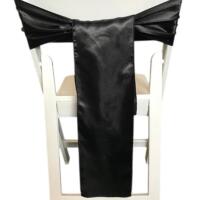 Chair Tie - Silk - Black
