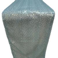 Table Runner, Sequin - Serenity Blue