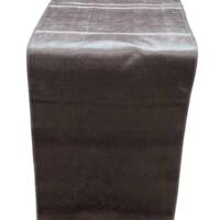 Table Runner, Velvet - Charcoal