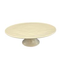 Cake Plate - White - Round - 12.5"