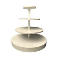 Cupcake Stand - 18" Round - White