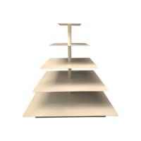 Cupcake Stand - 22" Square - White