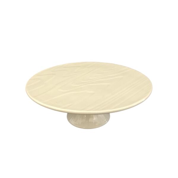 Cake Plate - White - Round - 9.5"