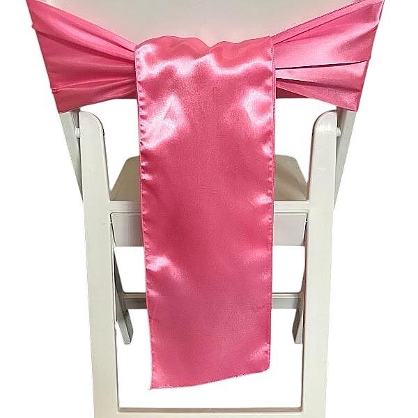 Chair Tie - Silk - Candy Pink