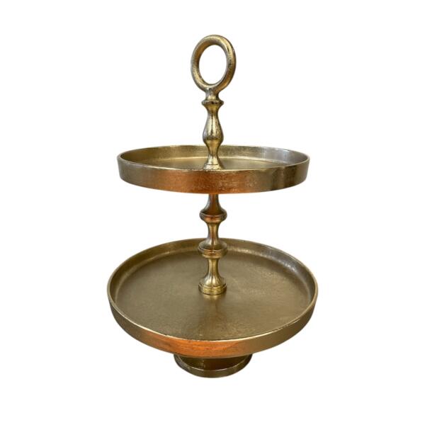 Cupcake Stand, Gold Embossed - 2 tier