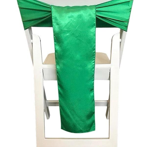 Chair Tie - Silk - Emerald Green