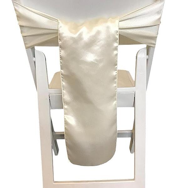 Chair Tie - Silk - Ivory
