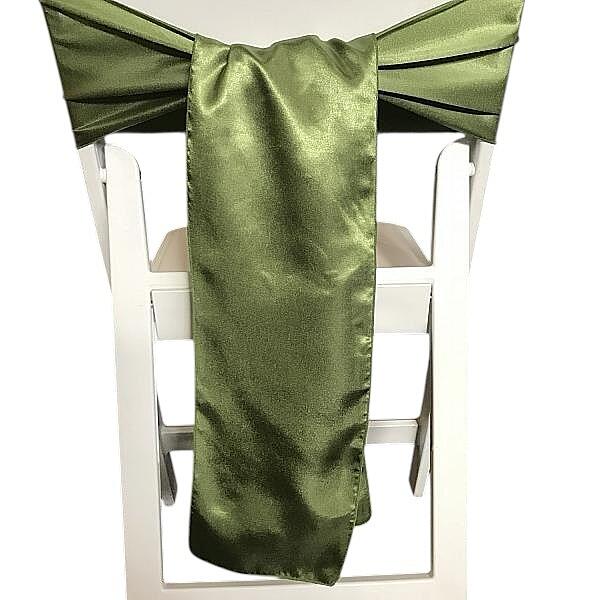 Chair Tie - Silk - Moss