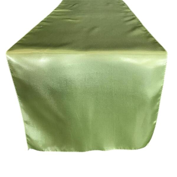 Table Runner - Satin - Tea Green