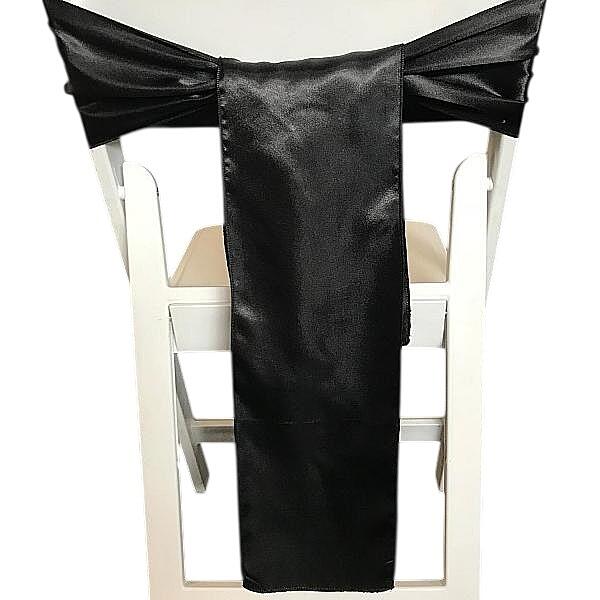 Chair Tie - Silk - Black