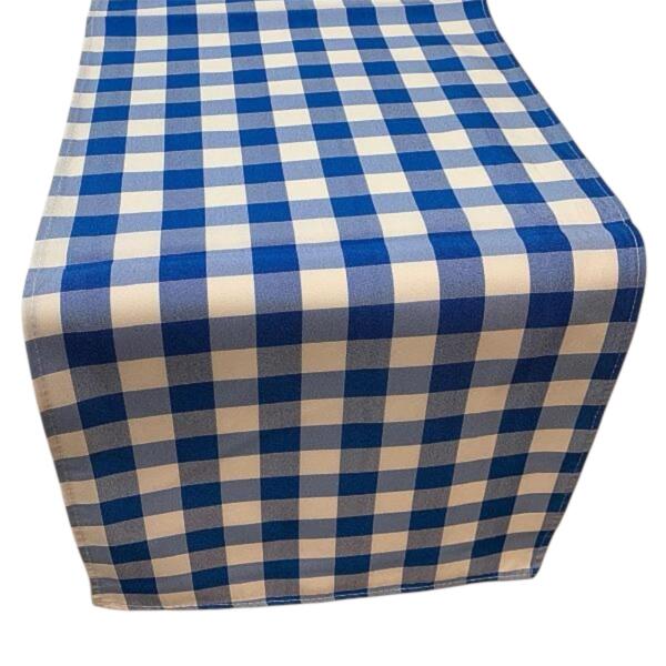 Table Runner - Gingham - Blue