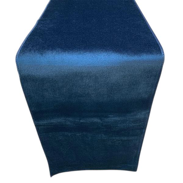 Table Runner, Velvet - Navy