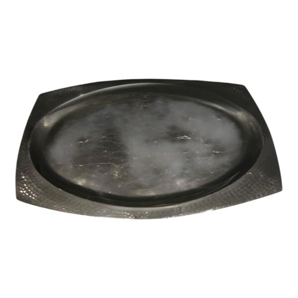 Hammered Rim Oval Tray - 22"