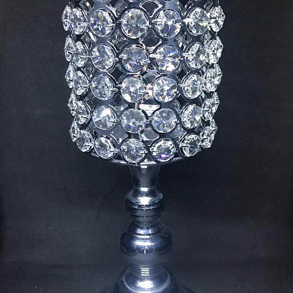 Candle Holder - Crystal Pedestal