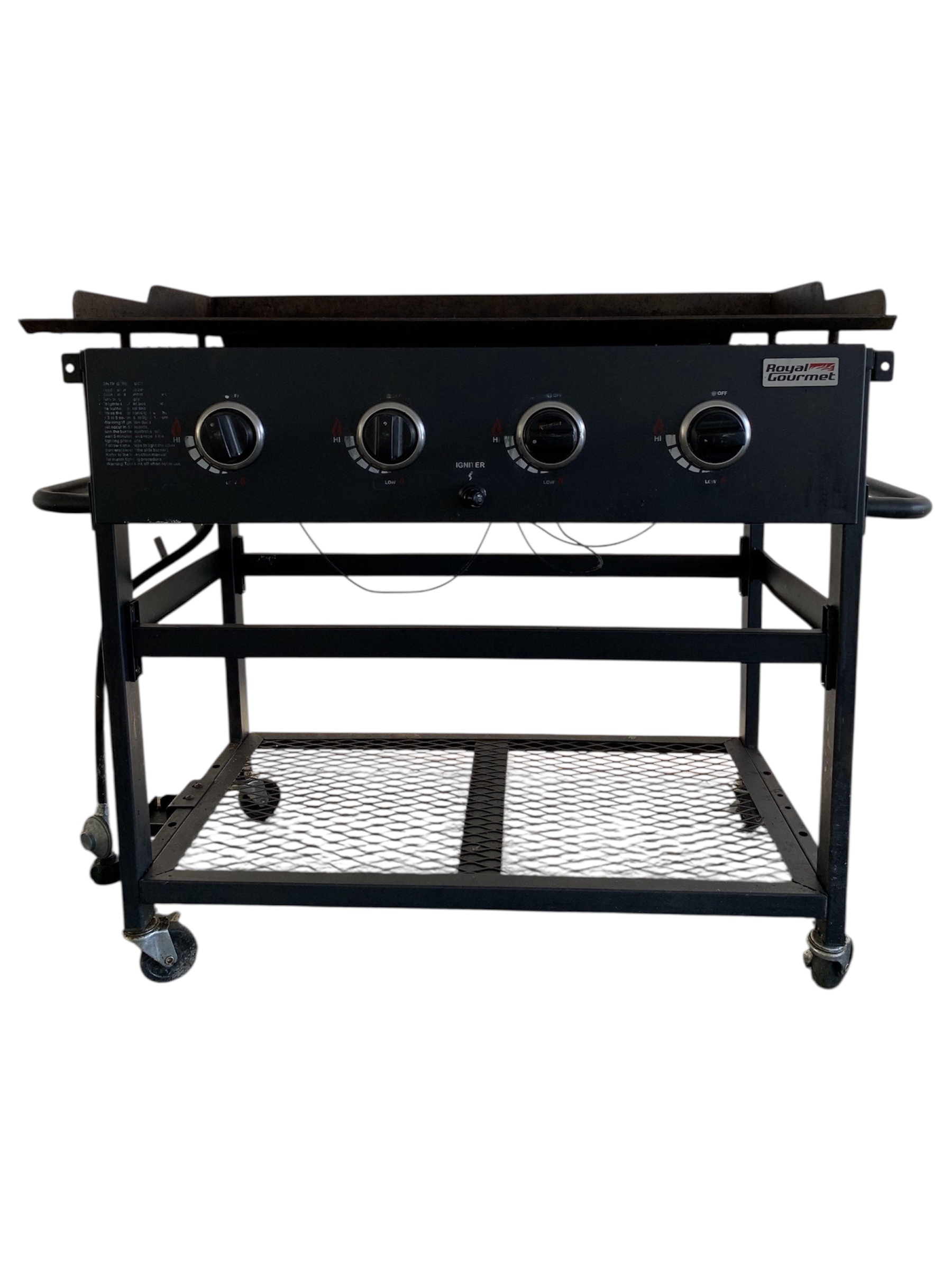 Flat top griddle 2