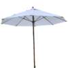 White Market Patio Umbrella & Base
