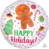 Mylar - 18" Happy Holidays
