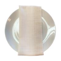 Linen Napkin, Hemstitch - Flax