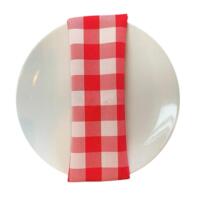 Napkin Gingham Red & White