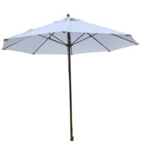 White Market Patio Umbrella & Base