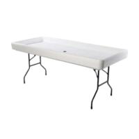 6' Fill n' Chill Cold Beverage Table