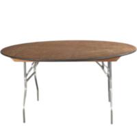 Round Table, 60" - Wood - 30" Height