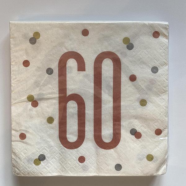 Rose Gold Napkins - 60