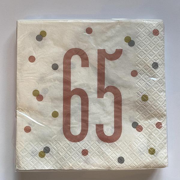 Rose Gold Napkins - 65