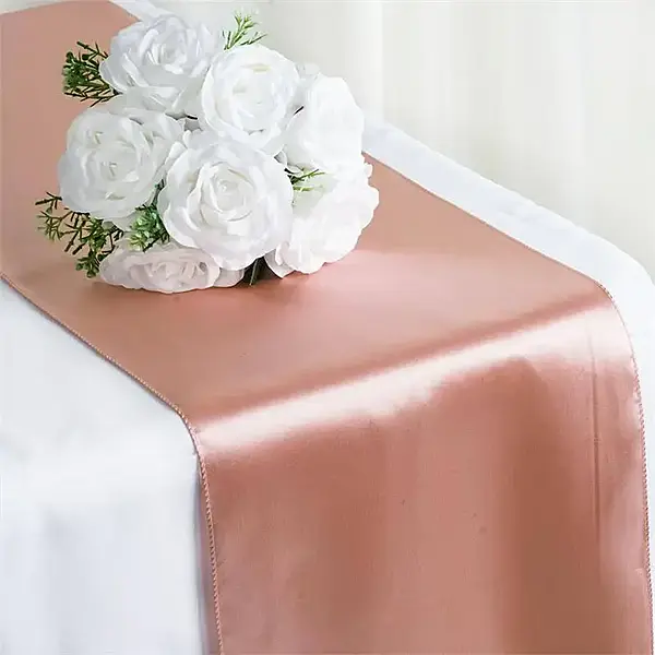 Table Runner - Satin - Rose Quartz